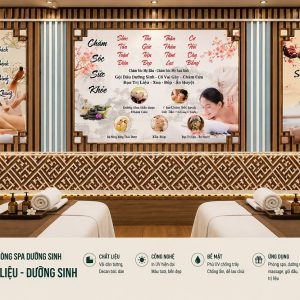 Tranh dán tường phòng spa dưỡng sinh chăm sóc sức khỏe 3d sp14820264