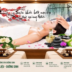 Tranh dán tường phòng spa dưỡng sinh massage thư giãn 3d dgt314