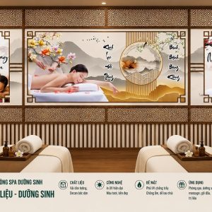 Tranh dán tường phòng spa dưỡng sinh massage thư giãn 3d sp14820263