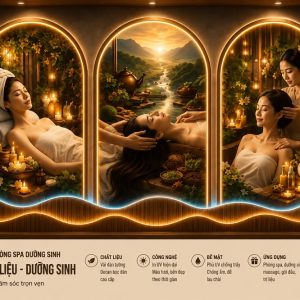 Tranh dán tường phòng spa dưỡng sinh massage thư giãn trị liệu 3d 14820266