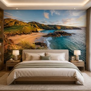 Tranh phong cảnh biển dán tường phòng ngủ 32062