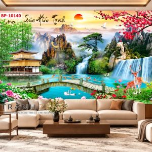 Tranh_son_thuy_dan_tuong_phong_khach_nui_non_thac_nuoc_cau_go_hoa_dao_bp_10140