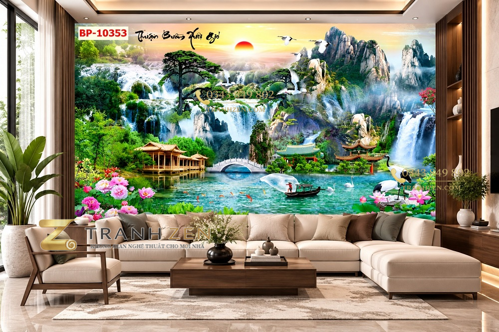 Tranh_son_thuy_dan_tuong_phong_khach_nui_non_thac_nuoc_ho_sen_hac_trang_bp_10353