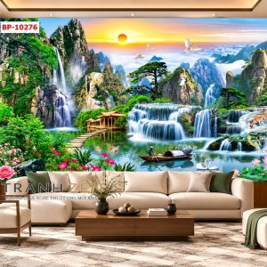 Tranh_son_thuy_dan_tuong_phong_khach_nui_non_thac_nuoc_ho_xanh_bp_10276