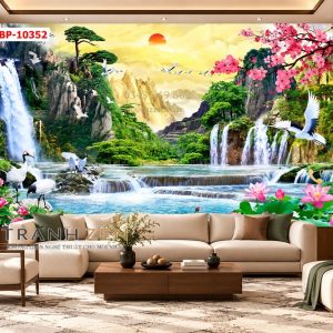 Tranh_son_thuy_dan_tuong_phong_khach_nui_non_thac_nuoc_hoa_sen_hac_trang_bp_10352