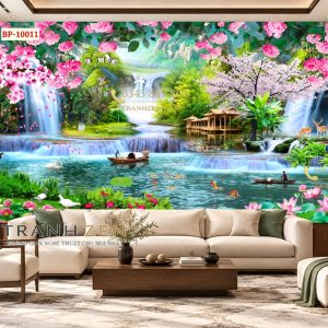 Tranh_son_thuy_dan_tuong_phong_khach_thac_nuoc_ho_sen_hoa_hong_bp_10011